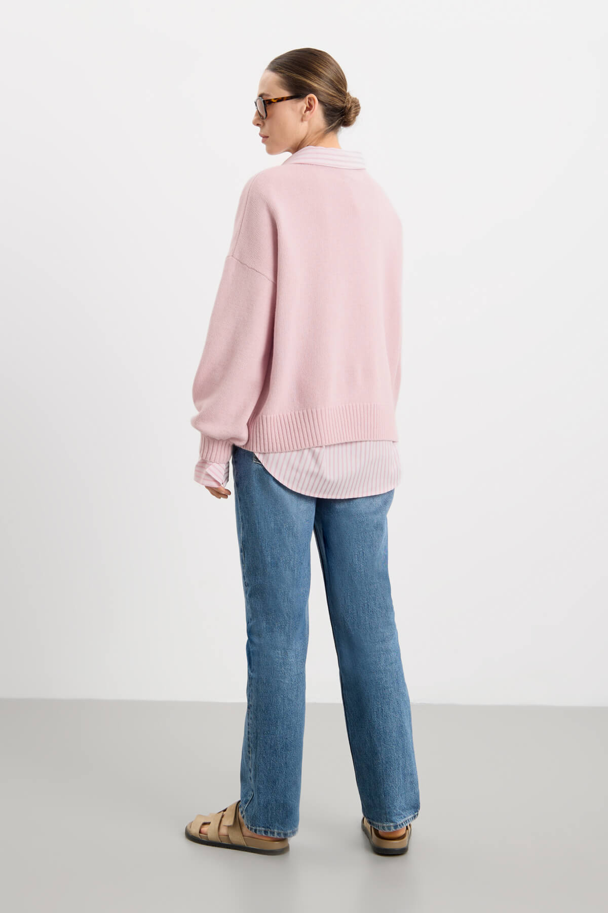 Romy Sweater - Powder Pink